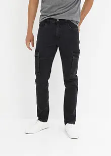 Slim Fit Stretch Cargo Jeans Straight, bonprix