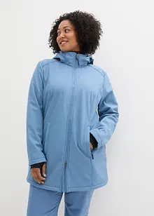 Lång funktionsjacka i softshell med teddyfleece, bpc bonprix collection