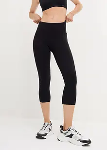 Extra mjuka sportcaprileggings med sidofickor, bonprix