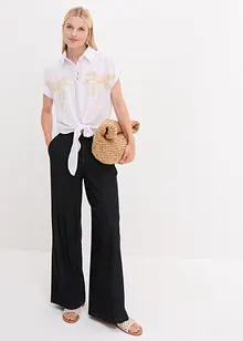 Blus med brodyr, bonprix