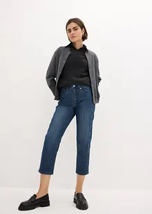 Caprijeans med prydnadskviltning, bonprix