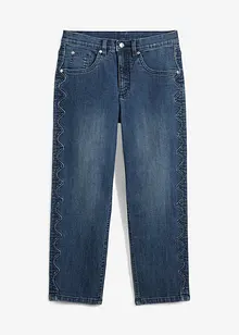 Caprijeans med prydnadskviltning, bonprix