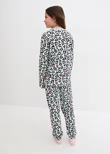 Barnpyjamas (4 delar), ekologisk bomull, bonprix