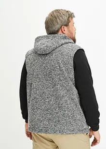 Stickad fleeceväst, bonprix