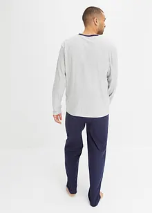 Stilren pyjamas med V-ringning, bonprix