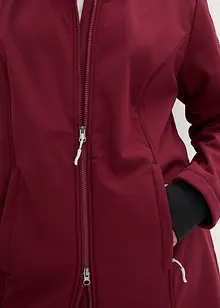 Lång funktionsjacka i softshell med teddyfleece, bonprix