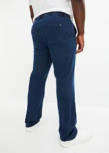 Dra på-jeans med bekvämt snitt, Regular Fit, Straight, bonprix