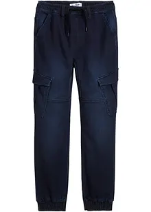 Barnjeans med cargofickor, Regular Fit, bonprix