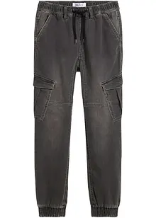 Barnjeans med cargofickor, Regular Fit, bonprix