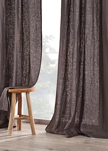 Gardinlängd i linne (1-pack), bonprix