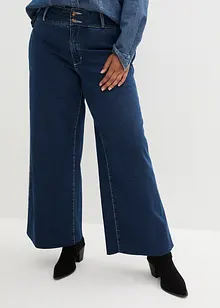 Wide Leg Stretch Jeans High Waist, bonprix