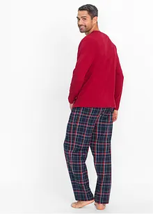 Långärmad pyjamas i ekologisk bomull, bonprix