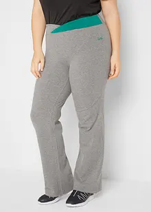 Stretchig sportbyxa med bomull (2-pack), bonprix