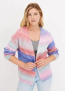 Grovstickad cardigan, bonprix