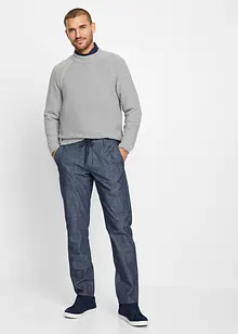 Chinos i chambray, normal passform, raka ben, bonprix