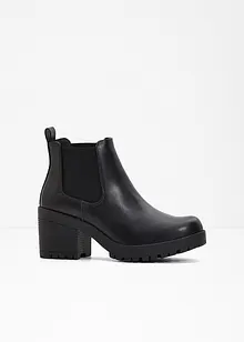 Chelseaboots med blockklack, bonprix