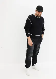 Tröja med återvunnen bomull, Loose Fit, bonprix