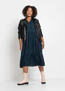 Midiklänning i viskos, bonprix