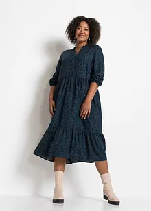 Midiklänning i viskos, bonprix