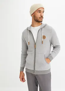 Cardigan med kontrastfärgade detaljer, bonprix