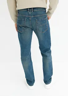 Stretchjeans med återvunnen bomull, regular fit, straight, bonprix