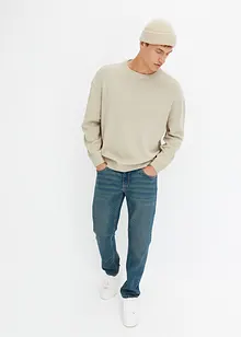 Stretchjeans med återvunnen bomull, regular fit, straight, bonprix