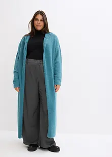 Lång cardigan i fluffgarn, bonprix