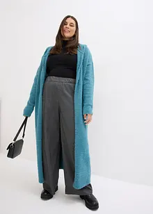 Lång cardigan i fluffgarn, bonprix