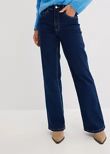 Wide Leg Jeans High Waist, ekologisk bomull, bonprix