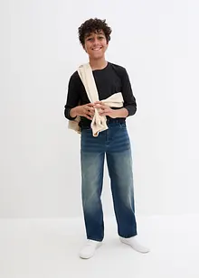 Extra Loose Fit Jeans med justerbar midja för barn, Straight, bonprix