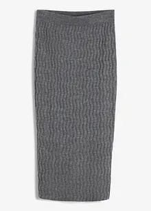 Stickad pennkjol, bonprix