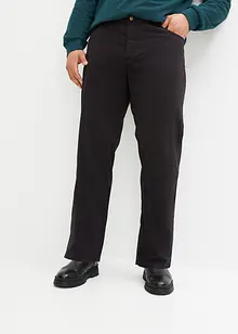 Byxa i twill av bomull, Regular Fit, Straight, bonprix
