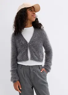 Fluffig stickad bolero för barn, bonprix