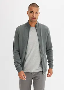 Cardigan med dragkedja, bonprix