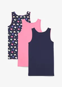 Linne med mjuk bomull (3-pack), bonprix