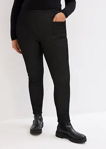 Mysiga termoleggings med jeanslook, bonprix