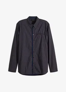 Skjorta i ren bomull med button down-krage och bröstficka, bonprix