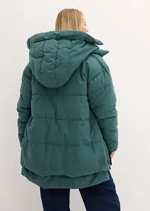 Oversized vinterjacka med huva av återvunnen polyester, bonprix