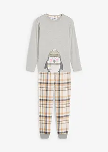 Barnpyjamas med flanellbyxa (2 delar), bonprix