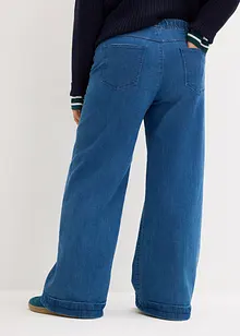 Utsvängda jeans med hög och bekväm midja, bonprix