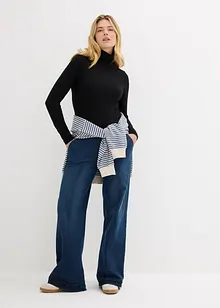 Flared Jeans High Waist, med bekväm midja, bonprix