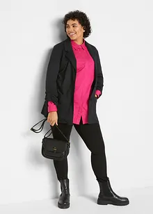 Lång Punto di Roma-kavaj i viskosmix, bonprix