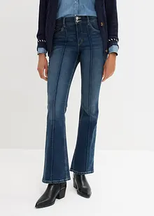 Stretch Flared Jeans Mid Waist, bonprix