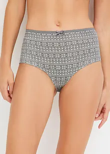 Maxihipstertrosa i ekologisk bomull (4-pack), bonprix