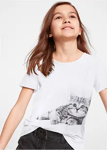 T-shirt i ren ekologisk bomull för barn, bonprix