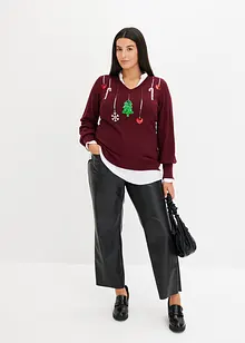 Finstickad tröja, bonprix