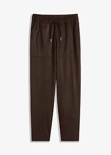 Joggpants i mockaskinn, bonprix