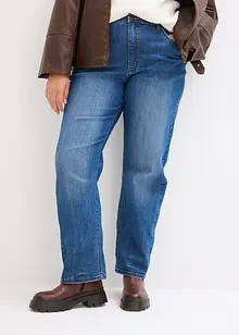 Straight Jeans High Waist, med bekväm midja, bonprix