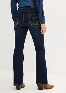 Thermo Bootcut Jeans Mid Waist, bonprix