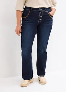 Thermo Bootcut Jeans Mid Waist, bonprix